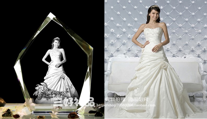 水晶禮品、紀念品內雕