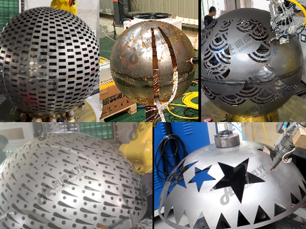 三維激光切割機(jī)切割球體